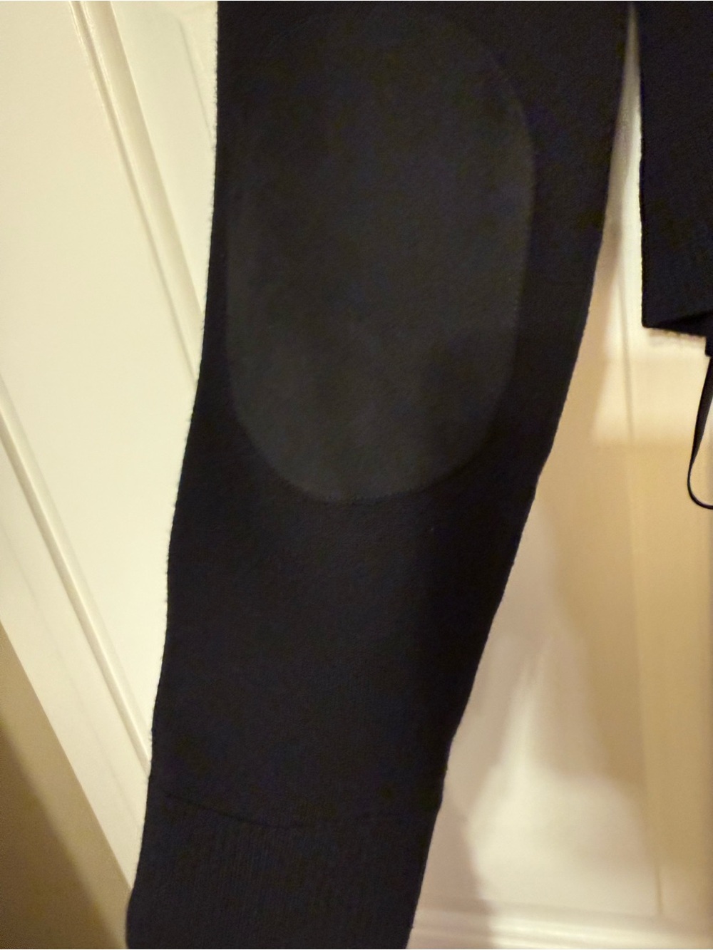 Calvin Klein Black Open-Front Women's Cropped Sweater - Picture 3 of 4